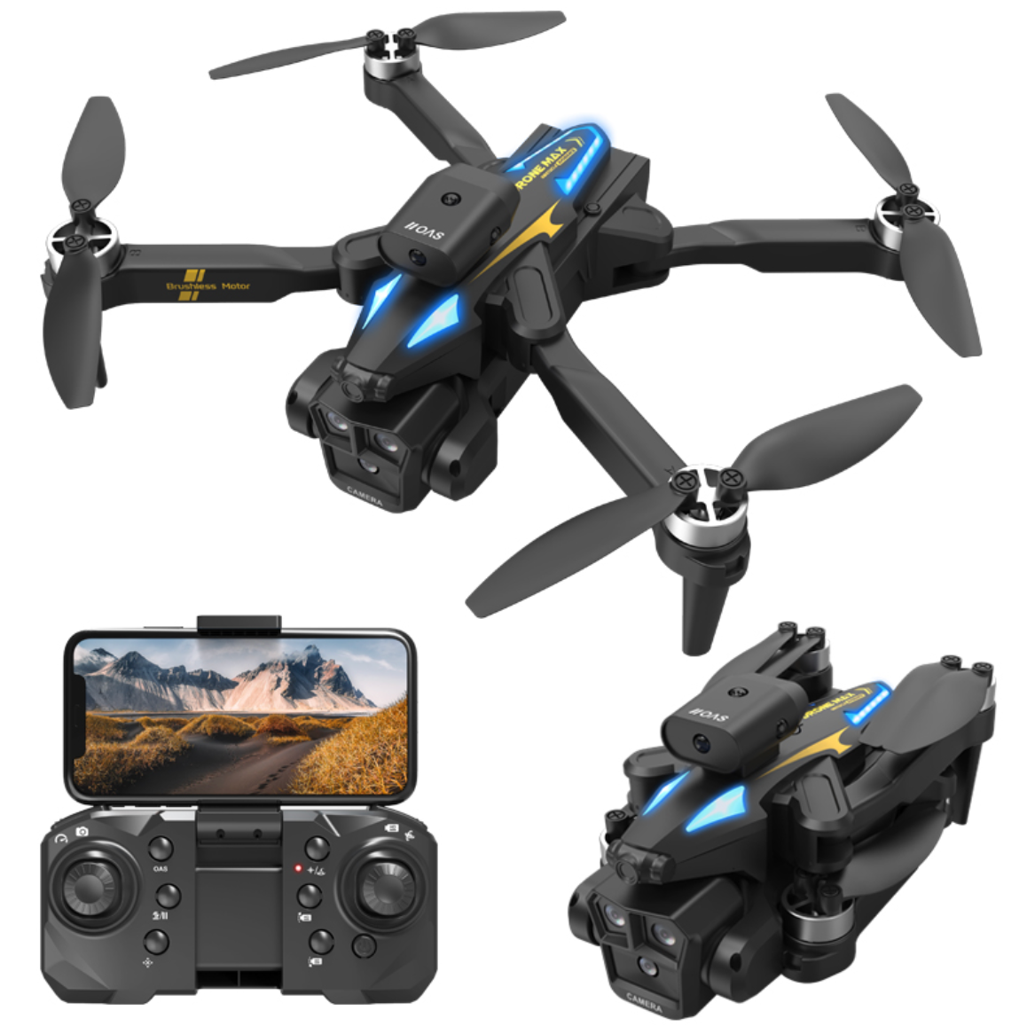 Drone HD Foldable C105 – Smart Aerial Camera for Epic Shots - YN